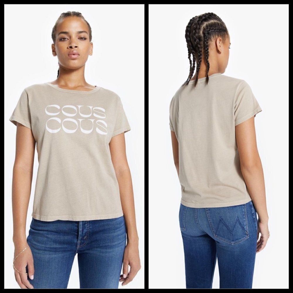 Mother Boxy Goodie Goodie Tee  Cous Cous